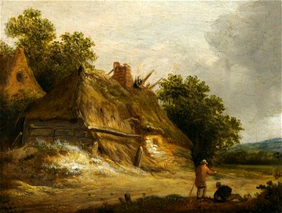 Roelof Janzs. van Vries Two figures passing