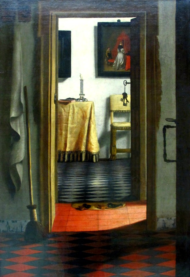 Vue d'intérieur - Les Pantoufles - Samuel van Hoogstraten