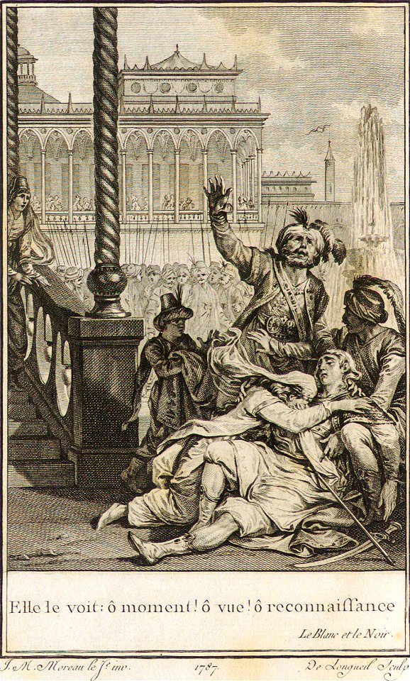 Voltaire - Le Blanc et le noir - de Longueil - Moreau
