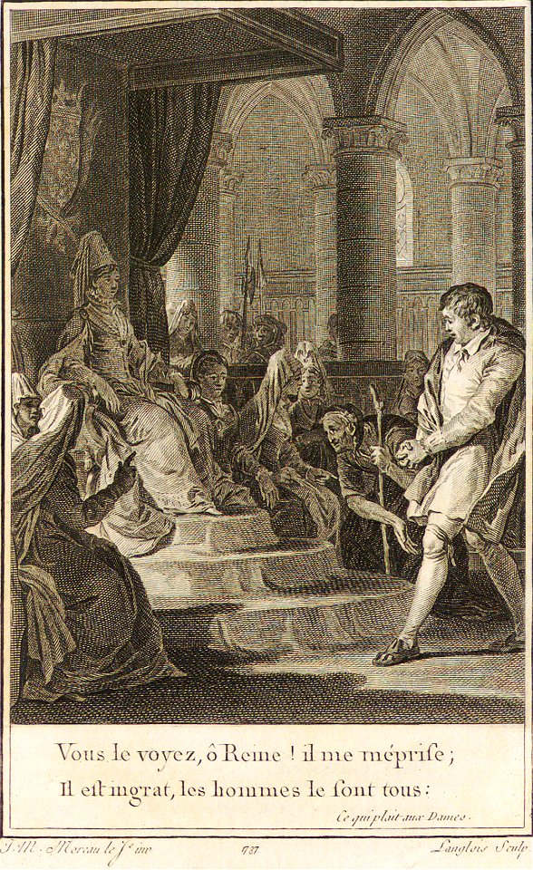 Voltaire - Ce qui plaît aux dames - Langlois - Moreau