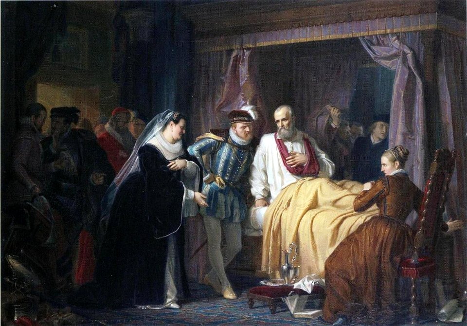 Volkhart, Catherine di Medici and Admiral de Coligny