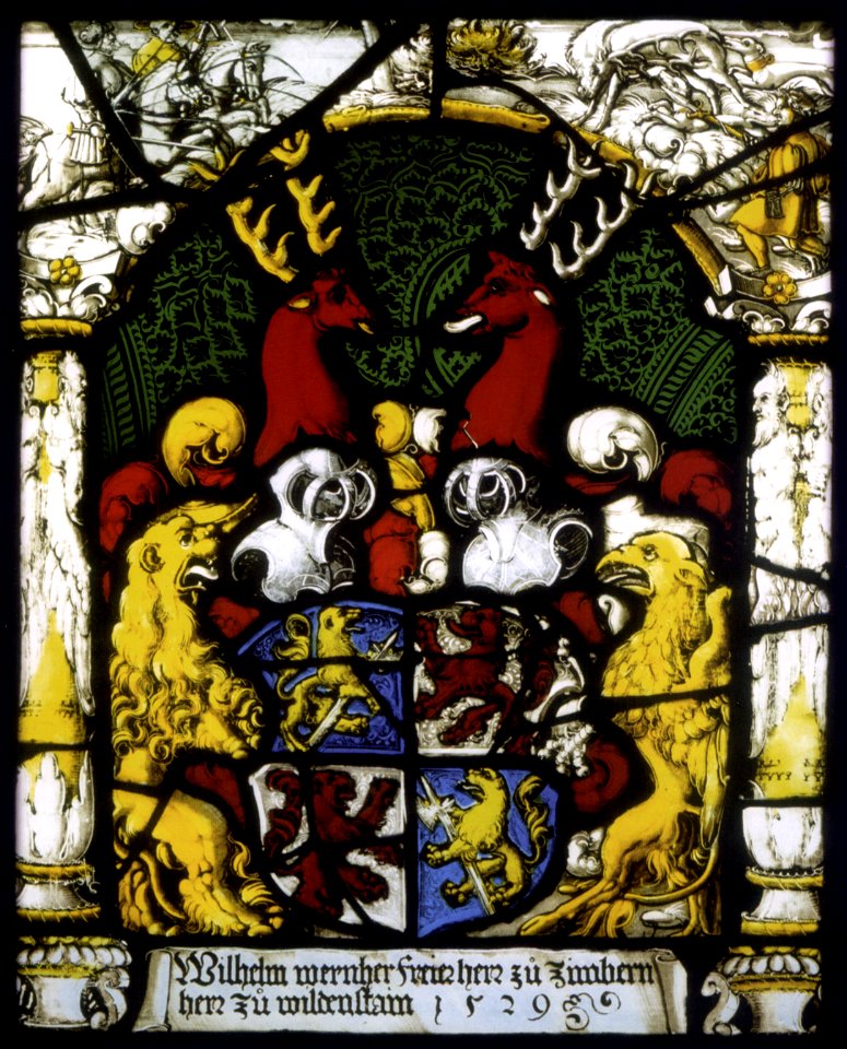 Wappenscheibe Wilhelm Werner von Zimmern 1529
