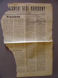 Warszawski Głos Narodowy nr 102 s. 1