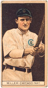 Ward Miller, Chicago Cubs, baseball card portrait LCCN2008677966