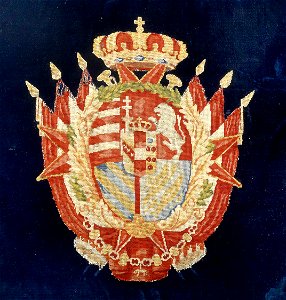 Wappenpolster Habsburg Großherzöge von Toskana detail