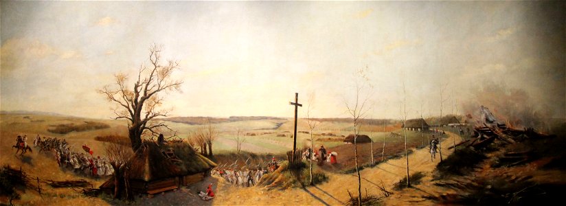 Warsaw Polish Army Museum 2019 P01 Jan Styka Racławice Panorama fragment