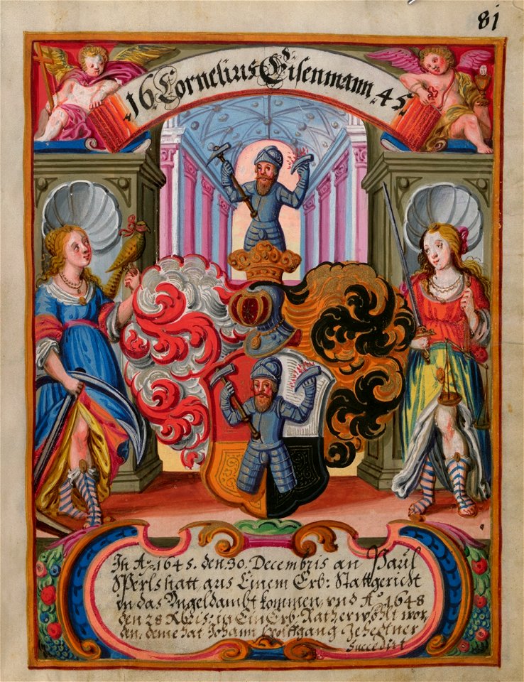 Wappenbuch Ungeldamt Regensburg 081r