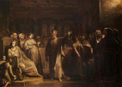 Washington Allston - Study for Belshazzar's Feast, verso, Studies for Angel Releasing Saint Peter from Prison - 122.1942 - Fogg Museum