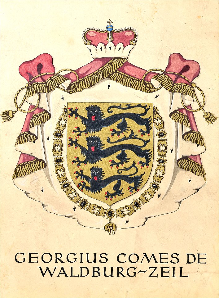 Wappen Georgius Comes de Waldburg-Zeil