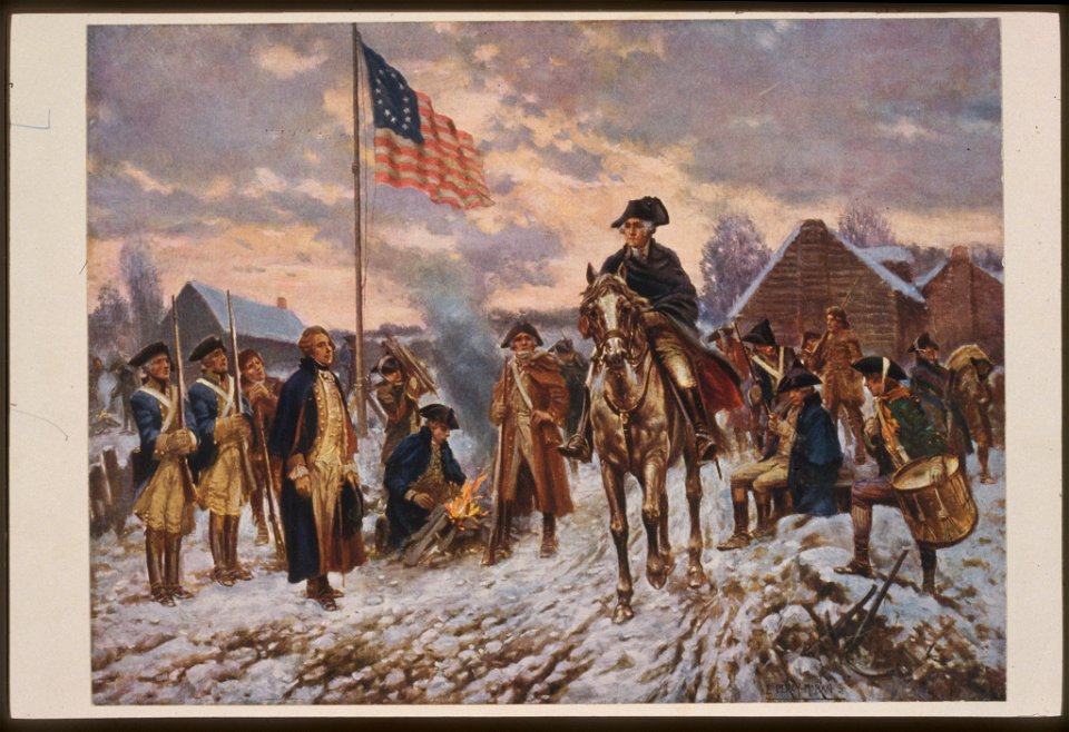 Washington at Valley Forge) - E. Percy Moran LCCN92506172