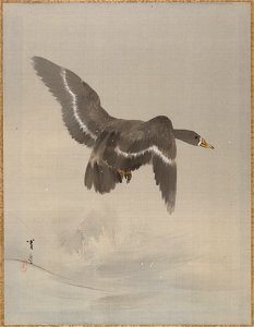 Watanabe Seitei - Flying Goose - 14.76.61.58 - Metropolitan Museum of Art
