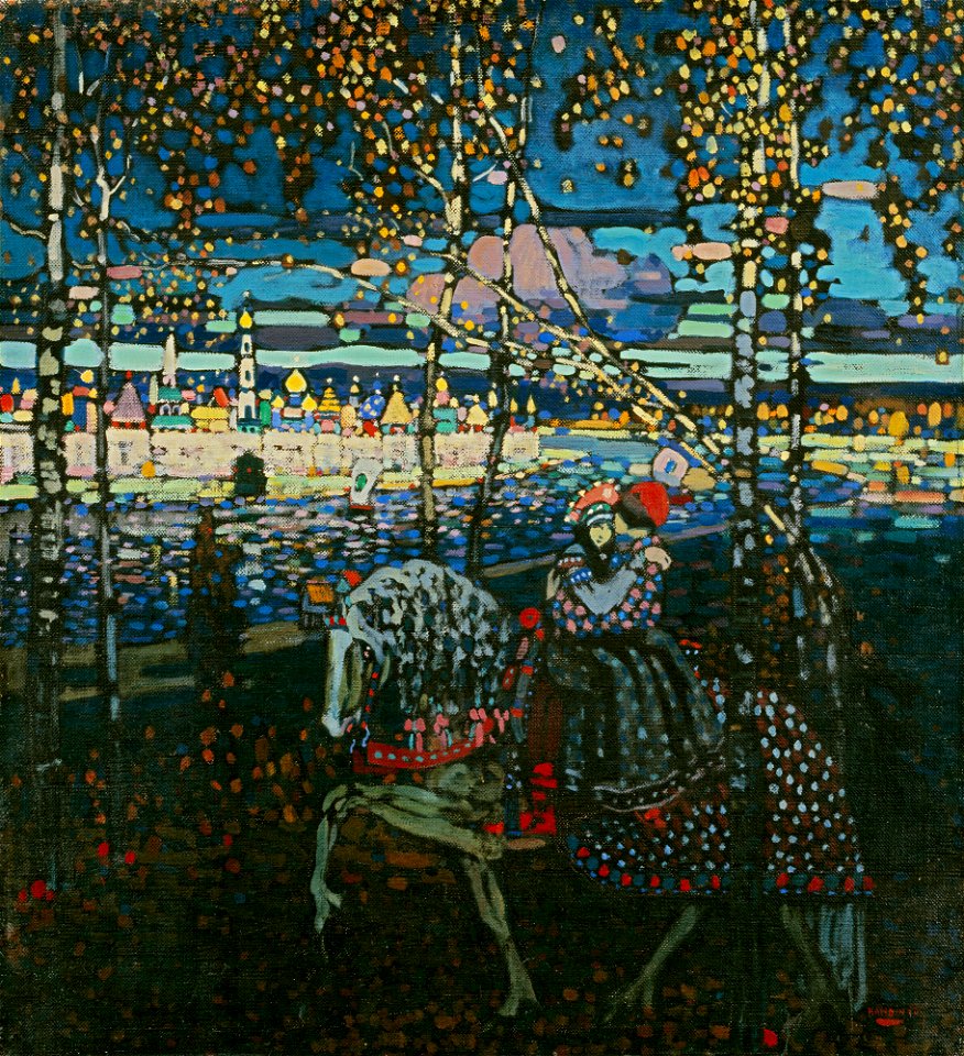 Wassily Kandinsky - Reitendes Paar - GMS 26 - Lenbachhaus