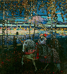 Wassily Kandinsky - Reitendes Paar - GMS 26 - Lenbachhaus