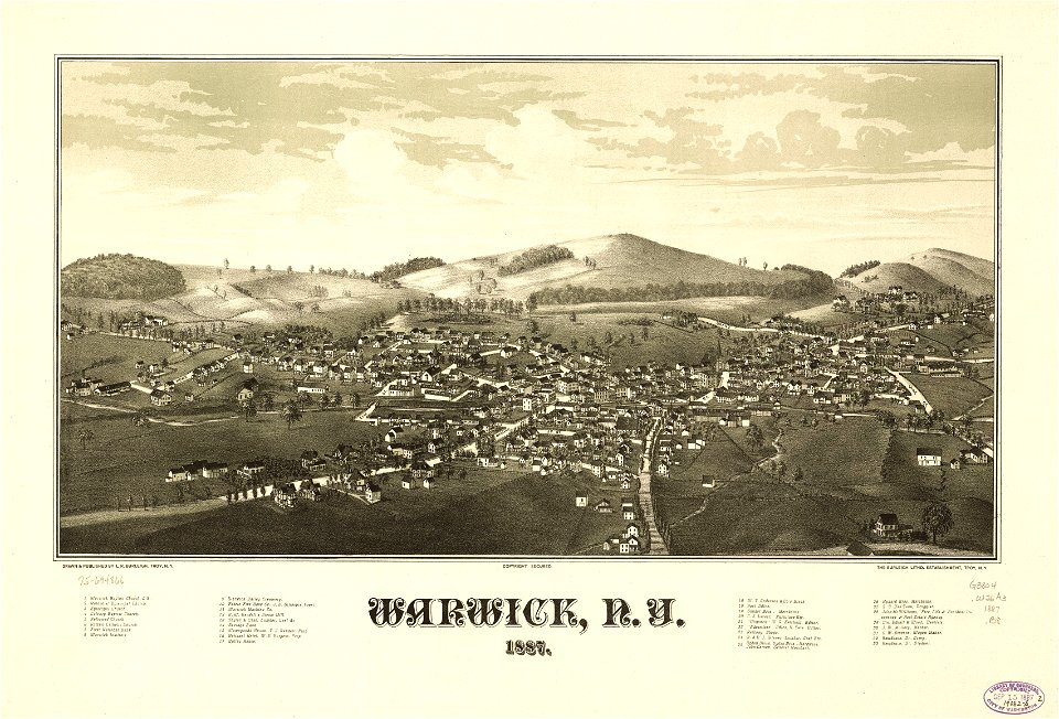 Warwick, N.Y. 1887. LOC 75694866