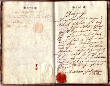 Wanderbuch, Albert Strauß, 1816, Seite 12-13