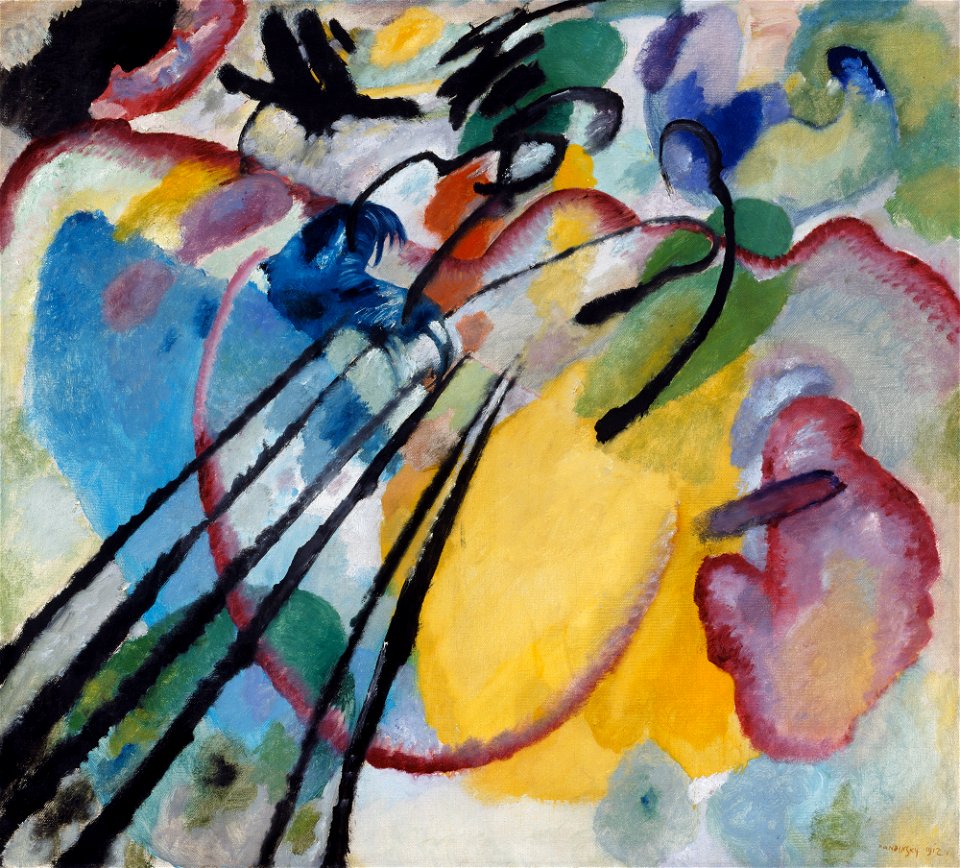 Wassily Kandinsky - Improvisation 26 (Rudern) - GMS 66 - Lenbachhaus