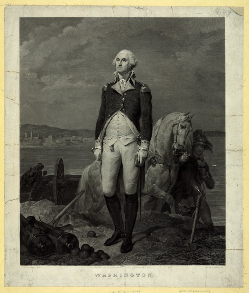 Washington - painted by Cogniet, 1836 ; engraved by Laugier, 1839. LCCN98501513