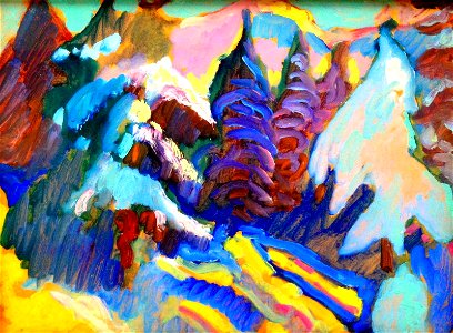 Wassily Kandinsky (1866-1944) Snoy Landscape