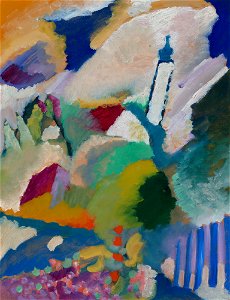 Wassily Kandinsky - Murnau mit Kirche I - GMS 59 - Lenbachhaus