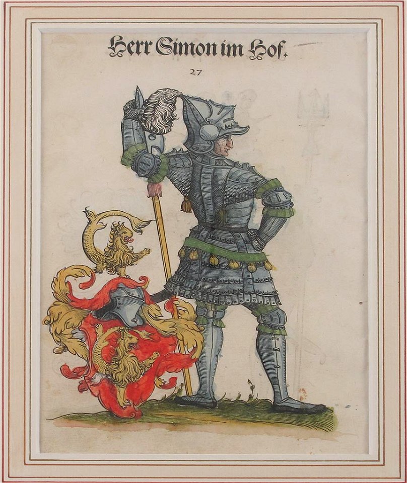 Wappenbuch Augsburg 16 Jh Imhoff