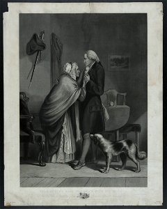 Washington's last interview with his mother LCCN2003674689