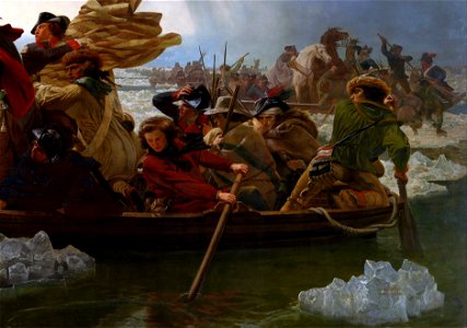 Washington Crossing the Delaware by Emanuel Leutze, MMA-NYC, 1851 (cropped) IV