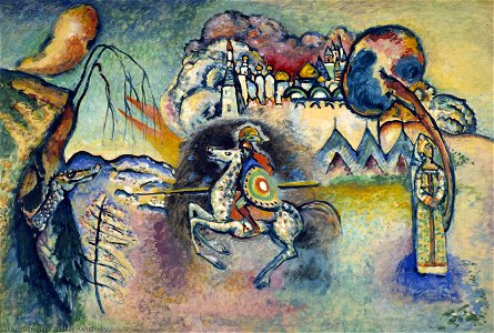 Wassily kandinsky-st. george and the dragon