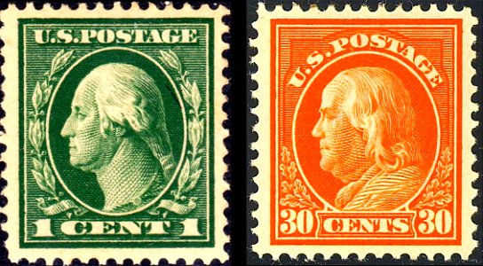 Washington & Franklin Pair