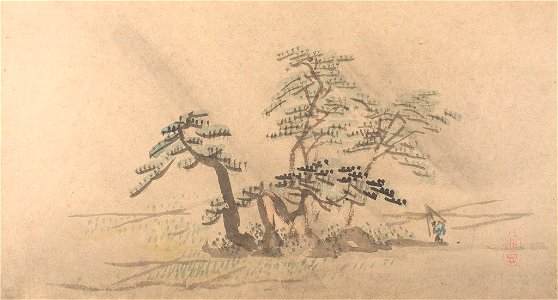 Watanabe Kazan - One of Six Views of Atsugi - 1984.326.B - Arthur M. Sackler Museum