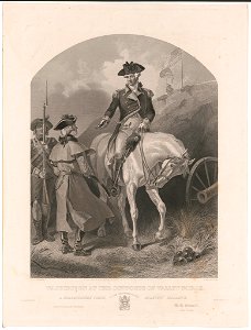 Washington at the outposts of Valley Forge - F.O.C. Darley fecit ; F.O.C. Darley ; R. Hinshelwood. LCCN2004668034