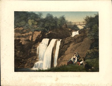 Wasserfall in der Schweiz, objectnr A 58772