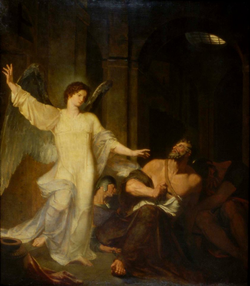 Washington Allston - The Angel Releasing St. Peter from Prison - 21.1379 - Museum of Fine Arts