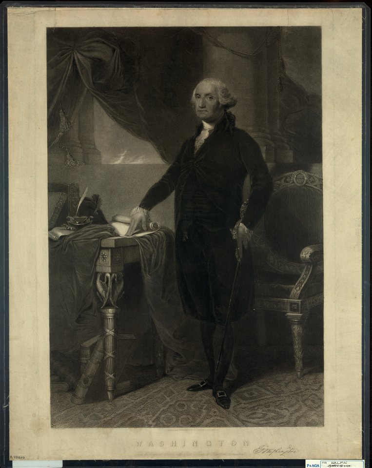 Washington, from the original picture in the state house at Hartford Connecticut LCCN2003688096