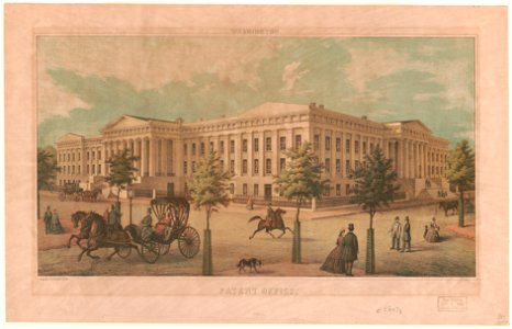 Washington. Patent Office - lith. by E. Sachse & Co., Balto. LCCN2012648853