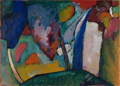 Wassily Kandinsky - The Waterfall - 1941.529 - Yale University Art Gallery. Free illustration for personal and commercial use.