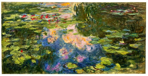 Water-Lily Pond Monet. Free illustration for personal and commercial use.
