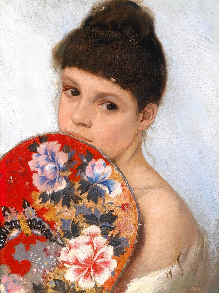 Wilhelm Simmler Der Fächer 1887