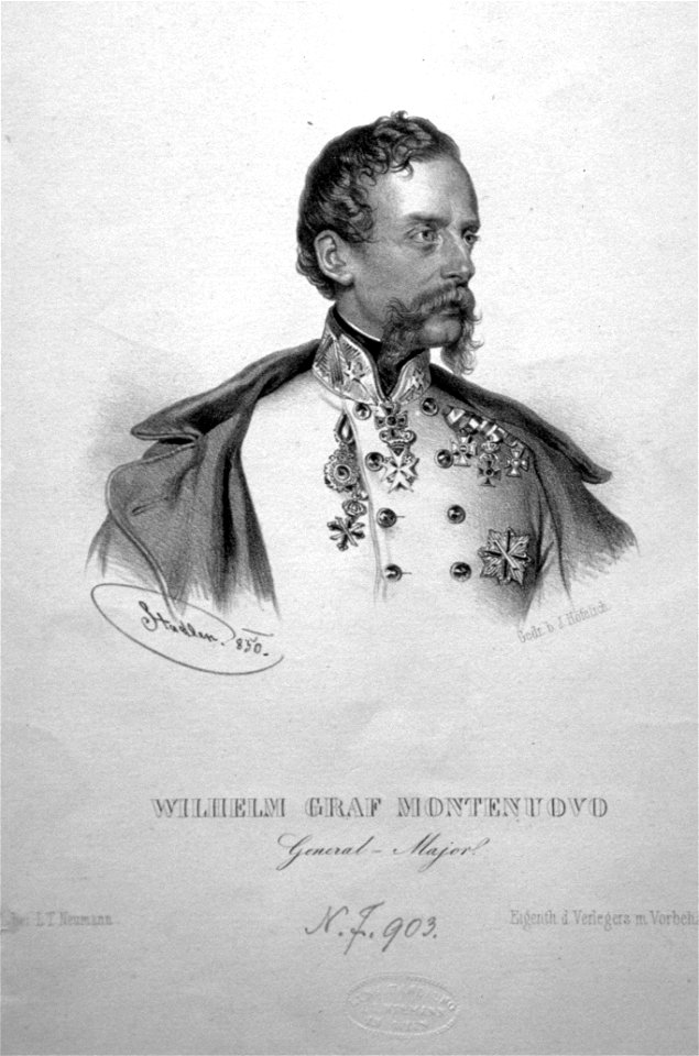 Wilhelm von Montenuovo Litho