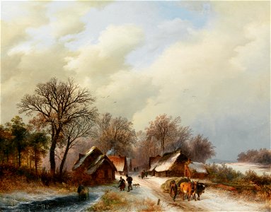 Willem Bodeman Winterlandschaft