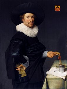 Willem de Langue (1599-1656), by Willem Willemsz van der Vliet (circa 1584-1642)