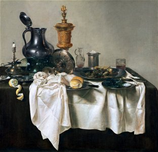 Willem Claesz Heda - Banquet Piece with Mince Pie - Google Art ProjectFXD