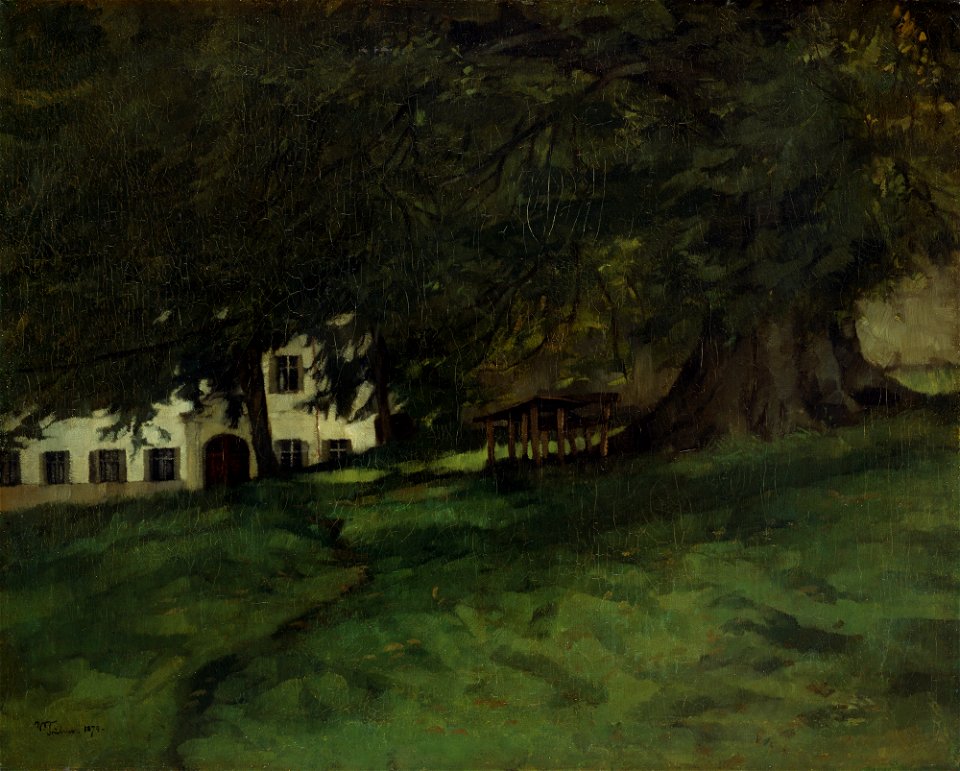 Wilhelm Trübner - Linde auf Herrenchiemsee - G 3078 - Lenbachhaus