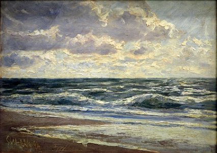 Wille Meeresbrandung auf Sylt@Albert König Museum20160904