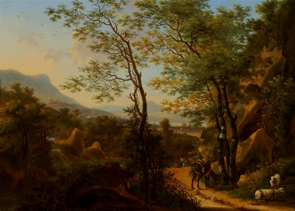 Willem de Heusch - Mountainous Landscape in Italy - 55 - Mauritshuis