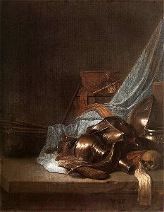 Willem de Poorter - Still-Life with Weapons and Banners - WGA18151