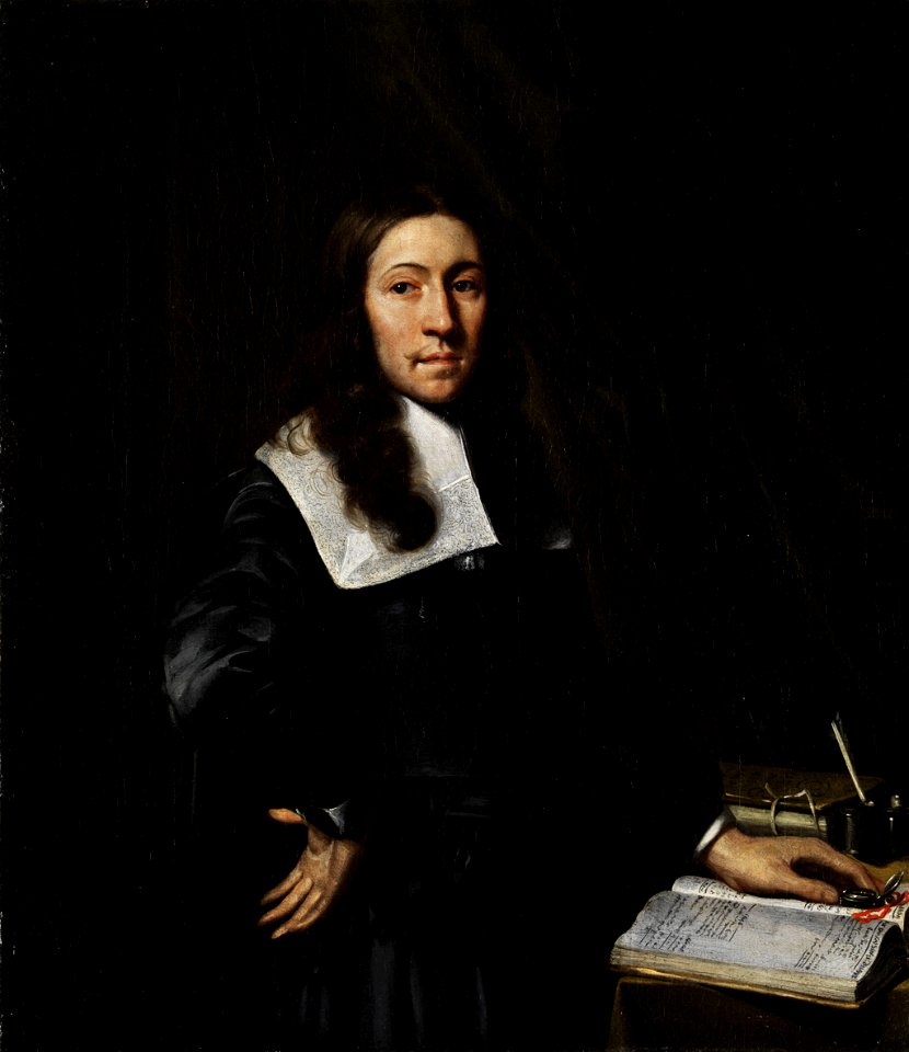 Willem Eversdyck Bildnis eines Manns am Arbeitstisch