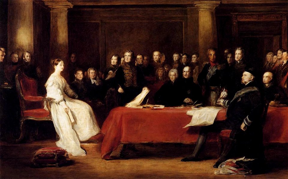 Sir David Wilkie - The First Council of Queen Victoria - WGA25757