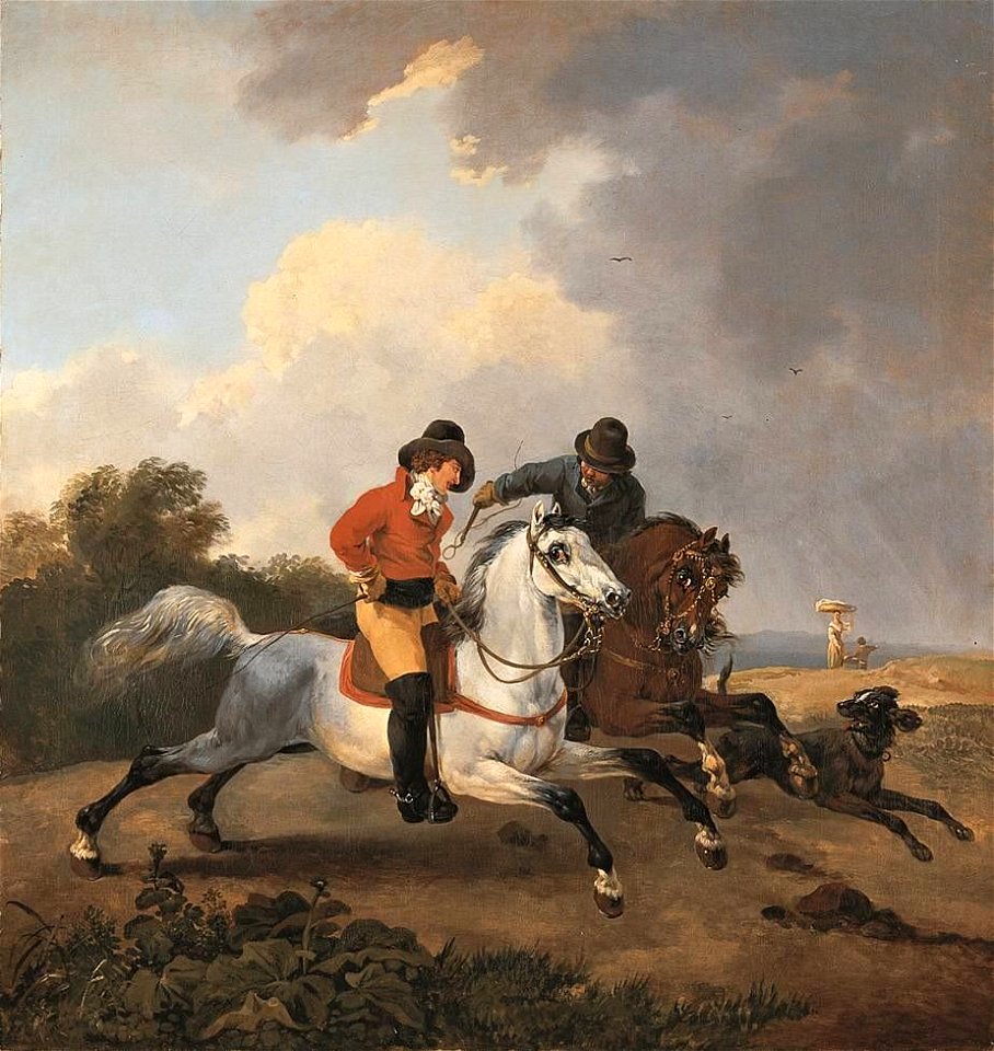 Wilhelm von Kobell - Zwei Reiter - 1542 - Bavarian State Painting Collections