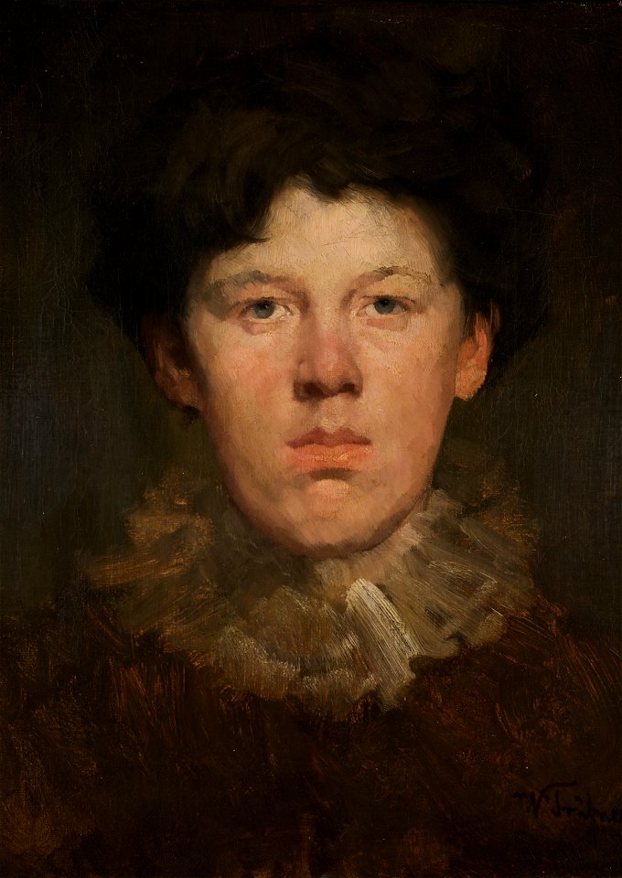 Wilhelm Trübner - Junge mit Halskrause - 3665 - Österreichische Galerie Belvedere