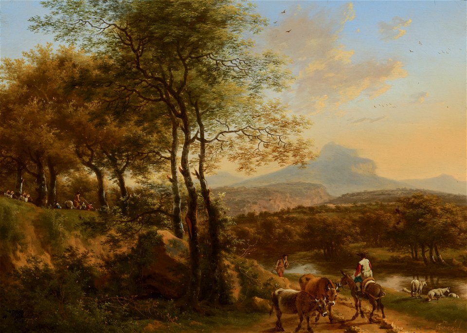 Willem de Heusch - Mountainous River Landscape in Italy - 56 - Mauritshuis